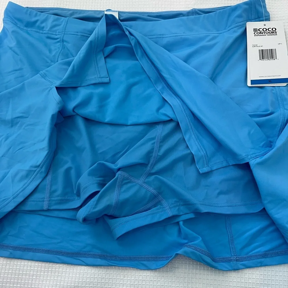 Coco Contours Tenacity A-Line Pull On Swim Skort - Keepsake Size XL